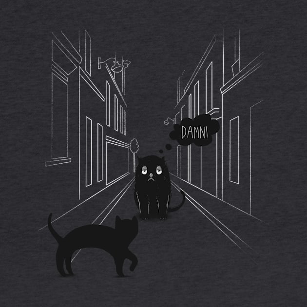 The Superstitious Cat by JanaMis